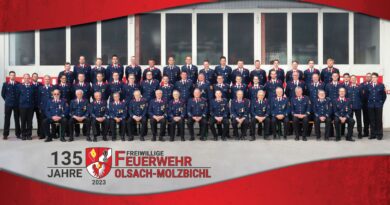 Neues Mannschaftsfoto anlässlich 135 Jahre Feuerwehr Olsach-Molzbichl