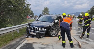 Verkehrsunfall bei Mauthbrücken Verkehrsunfall bei Mauthbrücken